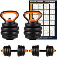 Cclife Fitness Set Manubri - Kettlebell