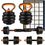 Cclife Fitness Set Manubri - Kettlebell - Bilanciere