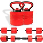 Cclife Fitness Set Manubri - Kettlebell - Bilanciere in TPR