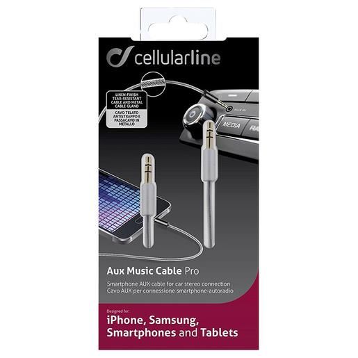 Cellularline Aux Music - Universale Cavo Aux antigroviglio per collegare lo  smartphone all'autoradio Nero
