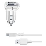 Cellularline USB-C Adaptive Fast Car Charger Kit 15W