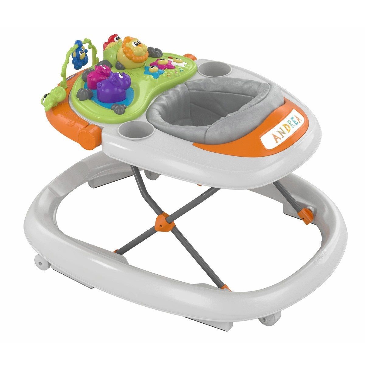 DeAO Set Di Peluche Sensoriali Per Neonati - Fattoria Con Animali, Sonagli E Specchio - Giocattolo Montessori 1-3 Anni - 4