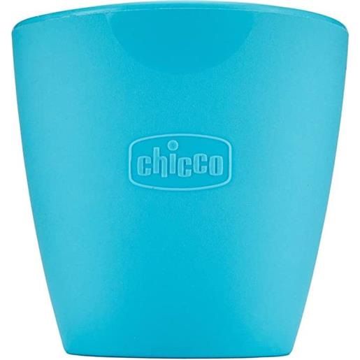 Chicco Tazza Antigoccia Push&Pull - Compatta Con Beccuccio In Silicone, Verde Per Bambini 18+ Mesi - Foto 4