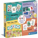 Clementoni 4 in 1 Giochi di Carte