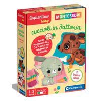 Clementoni Sapientino Baby Montessori - Cuccioli in Fattoria