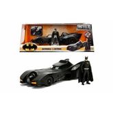 DC Comics Batman + Batmobile in Metallo
