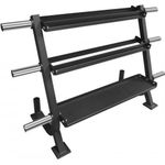 Diamond Fitness Rastrelliera Multifunzione Multi Rack Porta Dischi Bilancieri e Kett