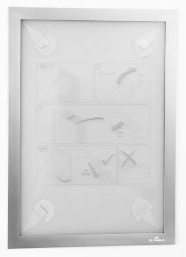 Durable Cornice per cartelli Duraframe Wallpaper A4