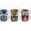 Egan Disney Mickey Mouse Tazze Caffè Impilabili