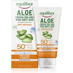 Equilibra Aloe Crema Solare Viso Anti-Age SPF50+