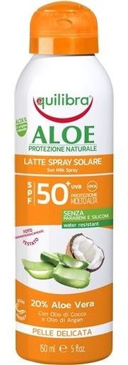 Equilibra Aloe Latte Spray Solare SPF50+