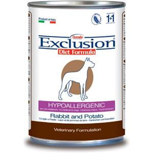 Exclusion Diet Formula Hypoallergenic Cane All Breed (Coniglio Patate) -  umido, Confronta prezzi