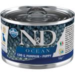 Farmina N&D Ocean Puppy Mini Cane (Merluzzo Zucca e Melone) - umido