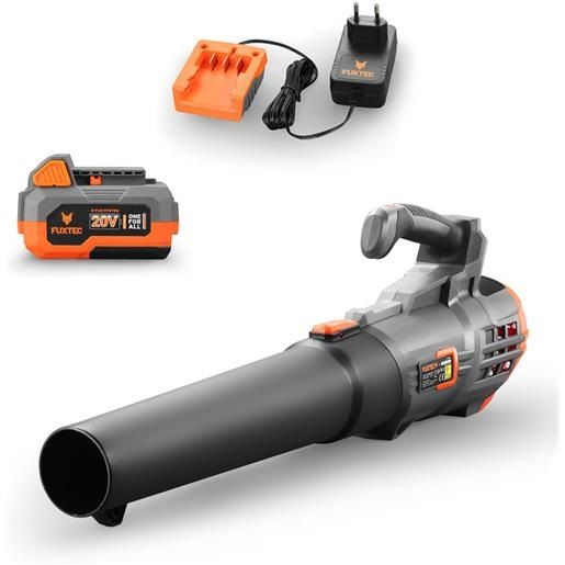 Soffiatore A Scoppio FUXTEC FX-LB126 2in1 - 255 Km/h, Con Tubo Dritto E Curvo Per Giardino