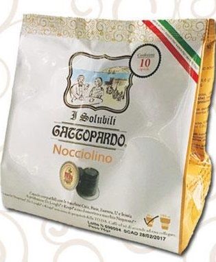 Caffè Gattopardo 80 Capsule Nocciolino Compatibili Nespresso Caffè  Gattopardo