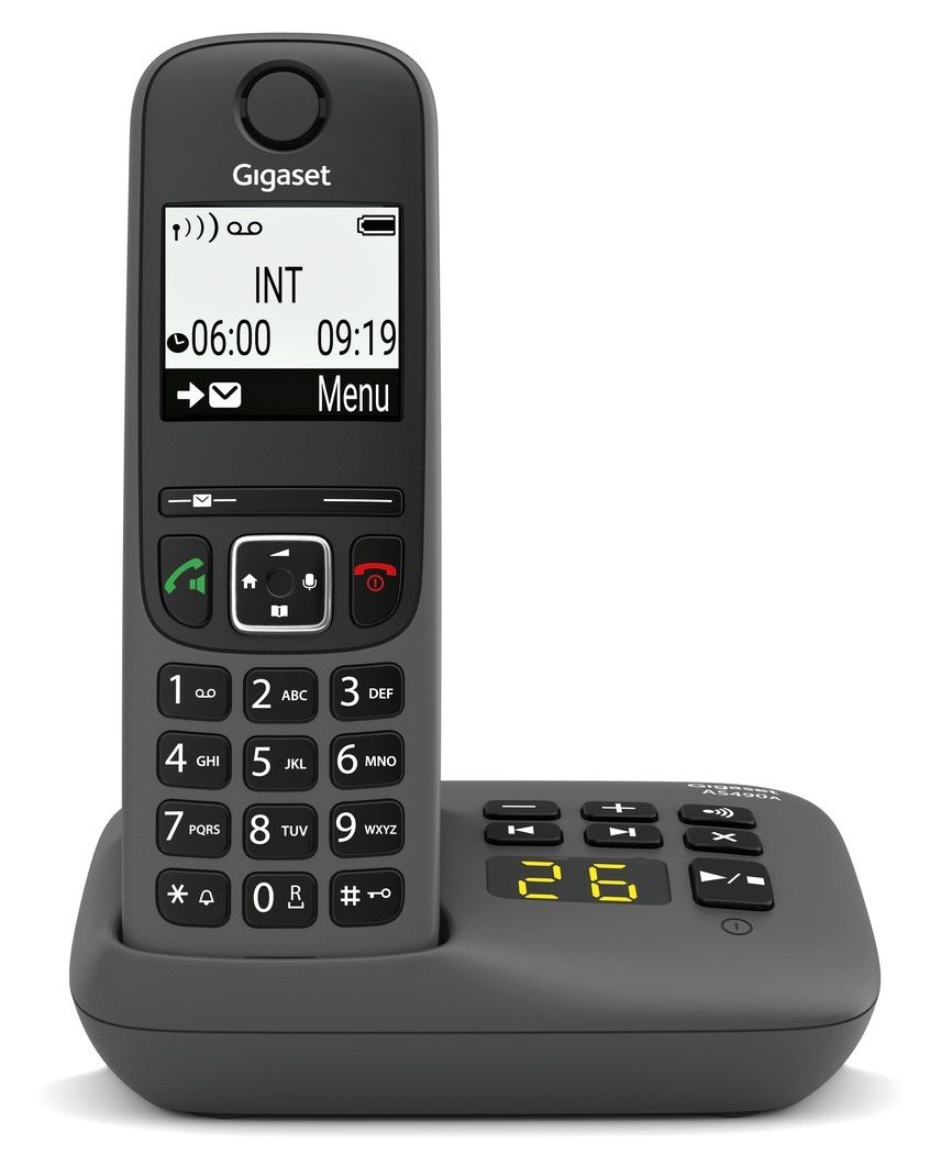 Gigaset A116 telefono cordless semplice con qualità, Funzione Eco, Made in  Germany