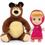 Giochi Preziosi Masha e Orso Coppia di Bambole