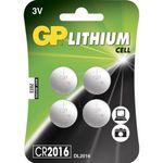 GP Batteries Lithium Cell CR2016