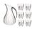 Guzzini Aqua set caraffa con 6 bicchieri