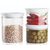 Guzzini Set 3 Barattoli Tappo Bianco