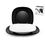 H&H Lifestyle Opale Black&White servizio tavola