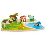 Hape Puzzle e Giochi Animali della Fattoria