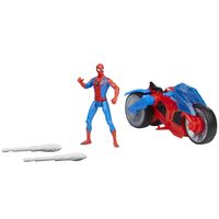 Hasbro Avengers Spider-Man Motocicletta Spara-Ragnatele