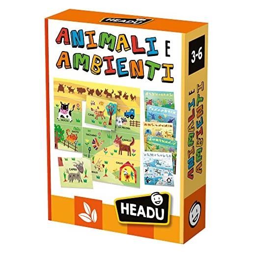 HEADU - La Fattoria Delle 6 Intelligenze New - Tanti Giochi Per Tante Abilita Nuova Versione Gioco Educativo Per Bambini 3 4 5 Anni Attivita Didattiche Divertenti Per Bambini Idea Regalo Natale 0 0