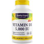 Healthy Origins Vitamina D3 5000 UI Softgels