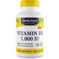 Healthy Origins Vitamina D3 5000 UI Softgels