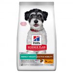 Hill's Science Plan Perfect Weight & Acive Mobility Adult Small&Mini Cane (Pollo) - secco