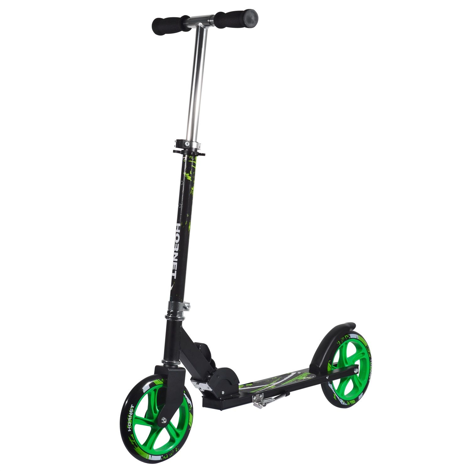 Hudora Monopattino Big Wheel Generation V 205 - In Alluminio, Pieghevole, Per Ragazzi E Adulti Fino A 100 Kg