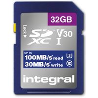 Integral High Speed SDHC/XC V30 UHS-I U3