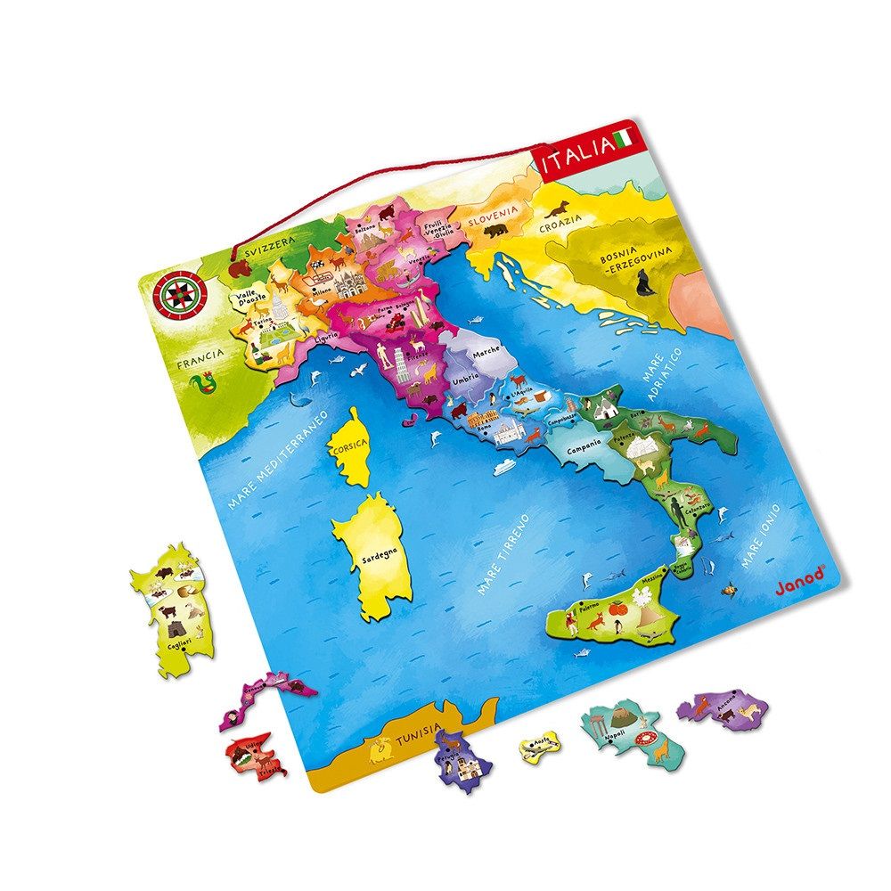 Astaron Puzzle magnetici da favola per bambini, giocattoli educativi da viaggio, 20-30 pezzi puzzle magnetici per apprendimento su strada, regali