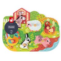 Janod Puzzle Legno 6 pezzi