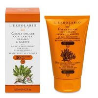 L'Erbolario Crema Solare con Carota Sesamo e Karitè SPF30