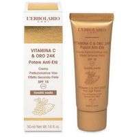L'Erbolario Vitamina C & Oro 24K Crema Perfezionatrice Viso SPF15