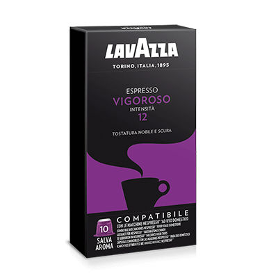 Nespresso 200 Cialde Capsule Caffè Lavazza VIGOROSO compatibili sistema Nespresso® OFFERTA 