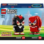 Lego BrickHeadz 40672 Sonic the Hedgehog: Knuckles e Shadow