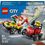 Lego City 60458 Pack veicoli da corsa: pizzaiolo contro pompiere