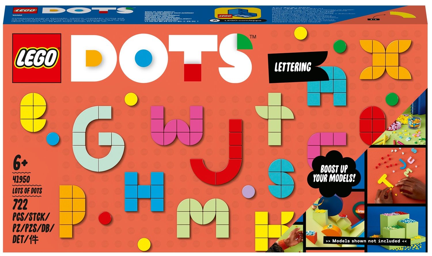 LEGO DOTS MEGA PACK - Lettere e Caratteri, Giochi per Bambini dai