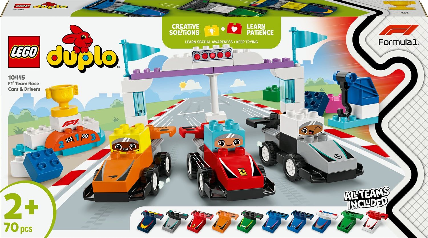 Lego Duplo 10445 Auto da corsa e piloti Team F1 | Confronta prezzi |  Trovaprezzi.it
