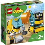 Lego Duplo 10931 Camion e scavatrice cingolata