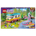 Lego Friends 41681 Camper Van nel bosco con barca a vela