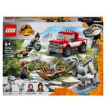 Lego Jurassic World 76946 La cattura dei Velociraptor Blue e Beta