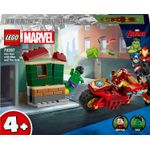 Lego Marvel 76287 Iron Man con moto e The Hulk
