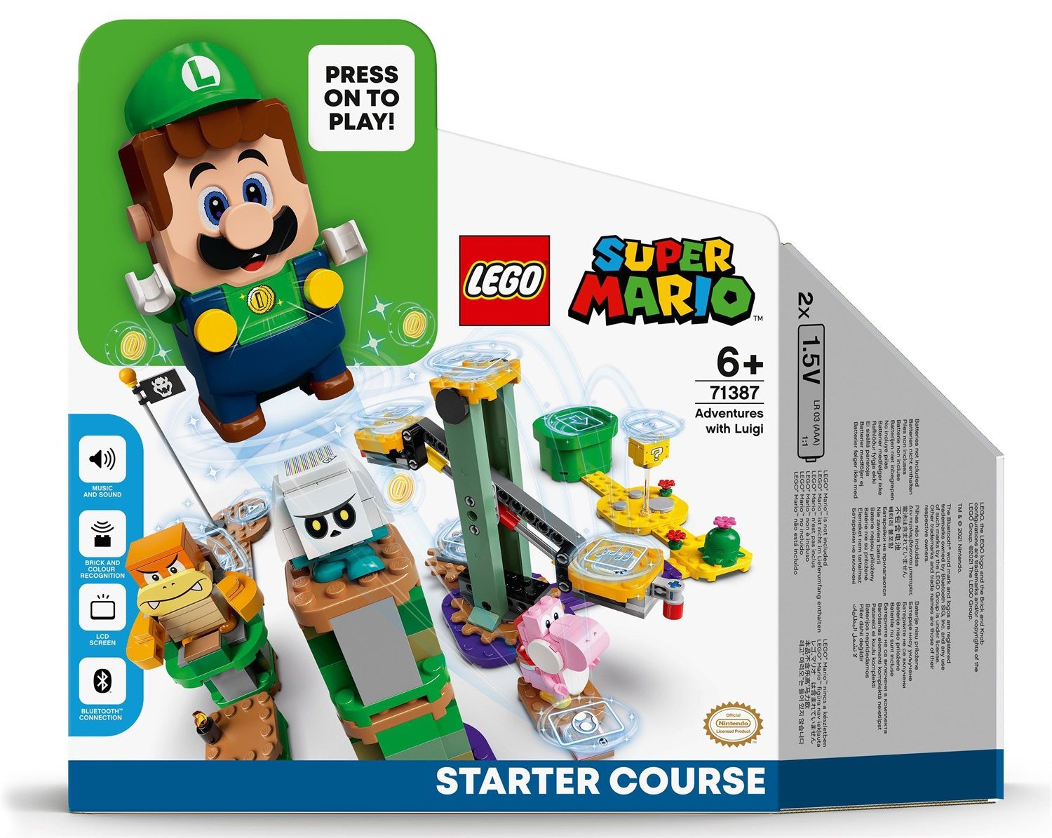 Lego Super Mario 71387 Avventure di Luigi - Starter Pack, Confronta prezzi
