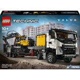 Lego Technic 42175 Autocarro Volvo FMX ed Escavatore elettrico EC230