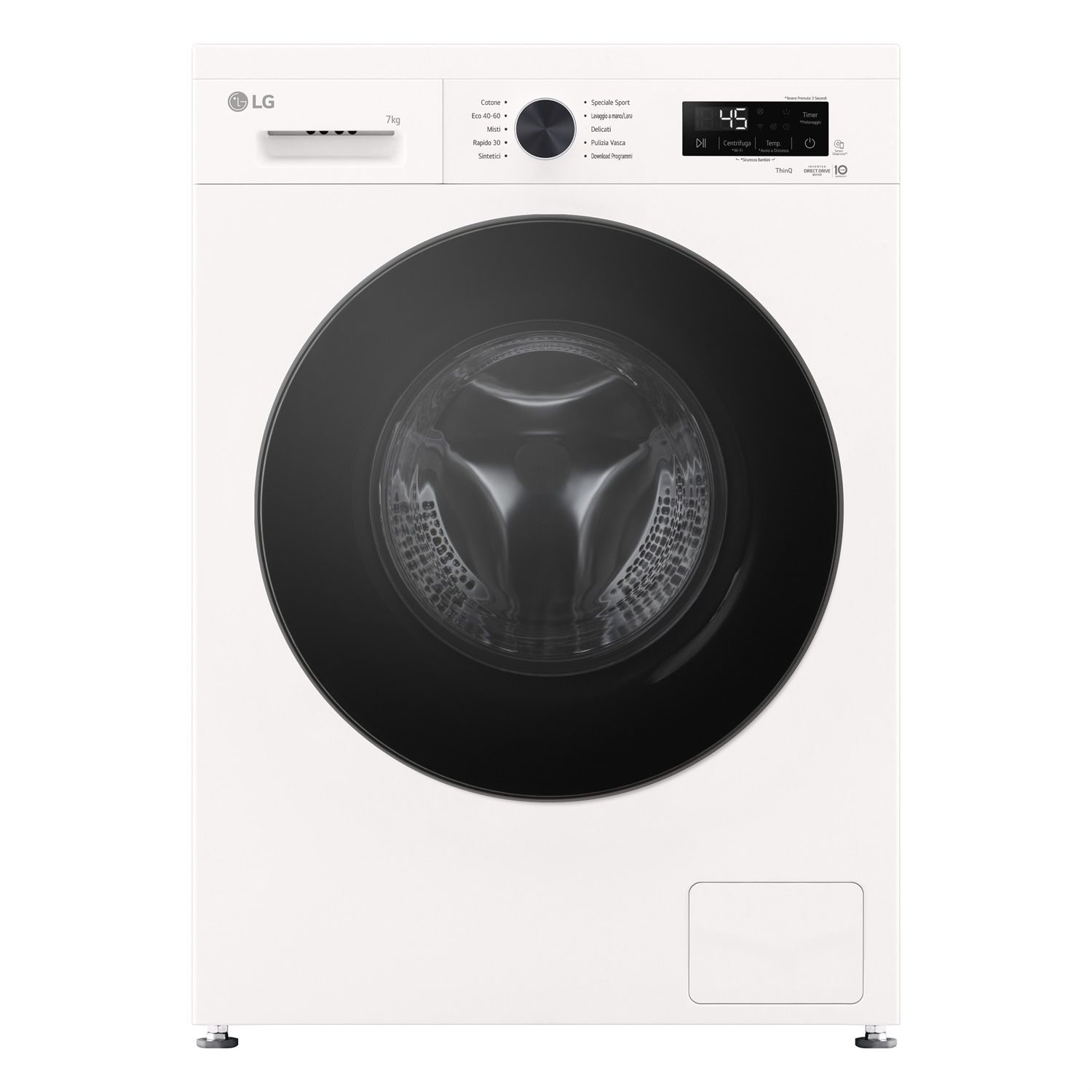 Machine à Laver LG AI DD F0P3020TSWC – 20 Kg – 1000 Tr/min – Blanc – Neuve
