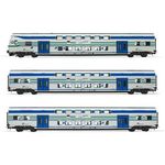 Lima Set "Vivalto" locomotiva pilota + 2 carrozze intermedie